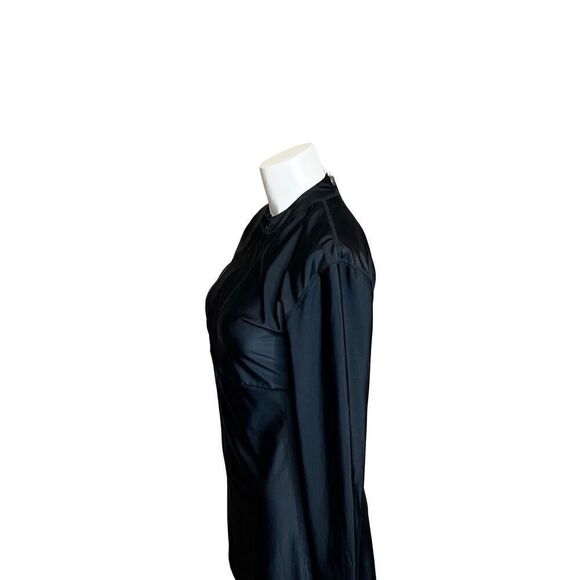 Micosuza NWT black long sleeve UV sun protection rash guard top size M - Picture 9 of 15